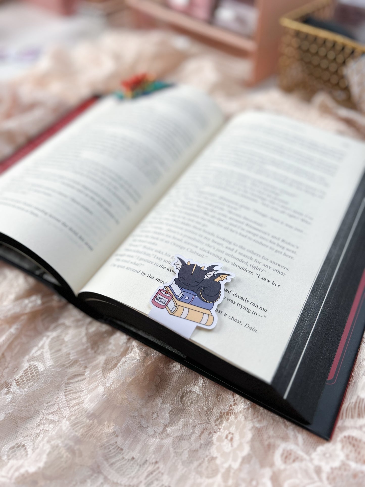 Book Dragon Magnetic Bookmark image 2