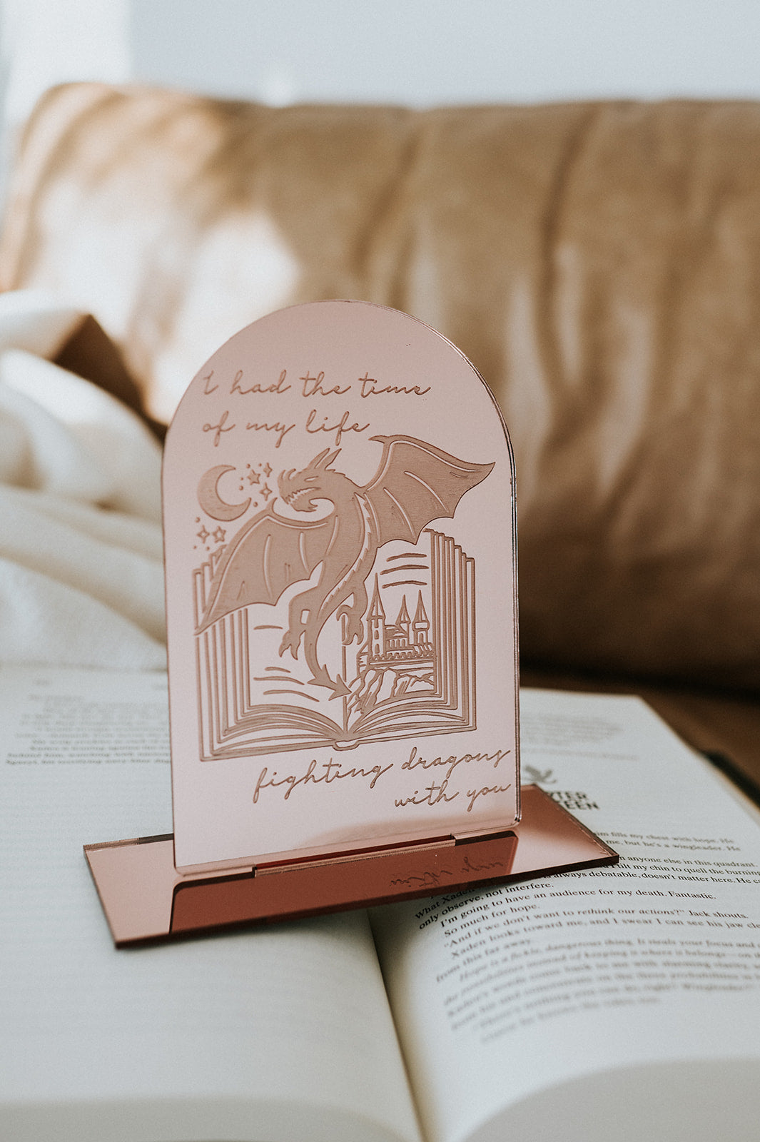 Fighting Dragons With You Shelf Sitter w/ Stand image 0