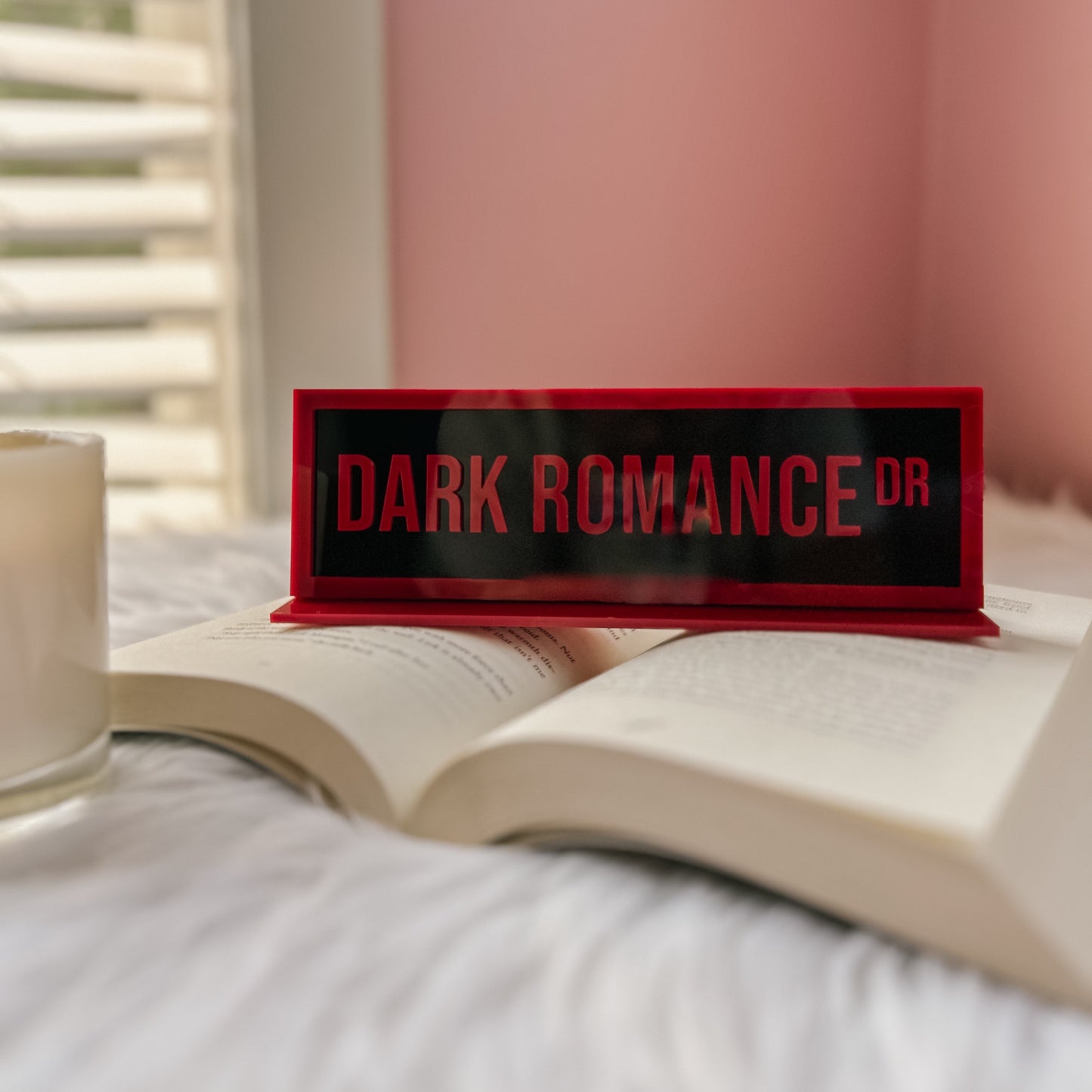 Dark Romance Dr Shelf Sign image 1