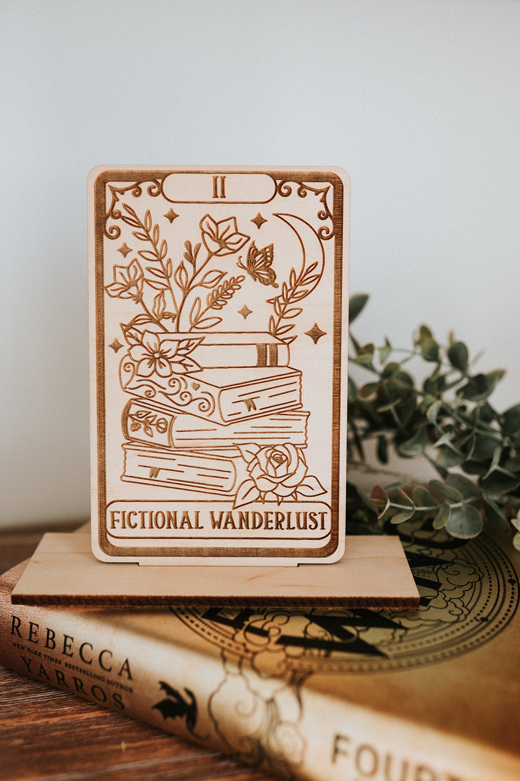 Fictional Wanderlust Tarot Card Shelf Sitter w/ Stand image 0