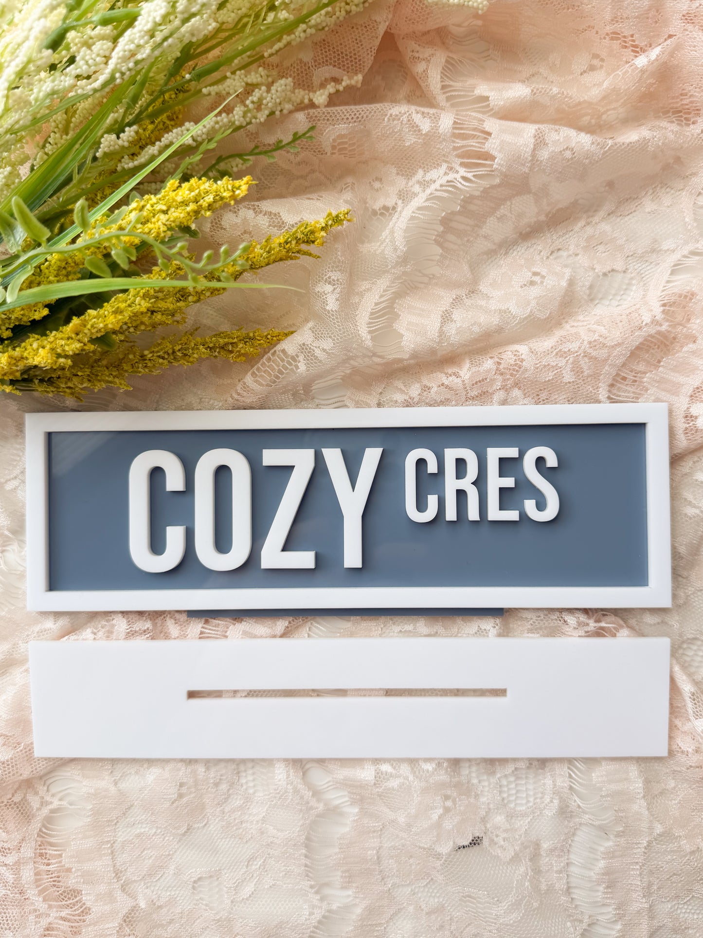 Cozy Cres Street Sign