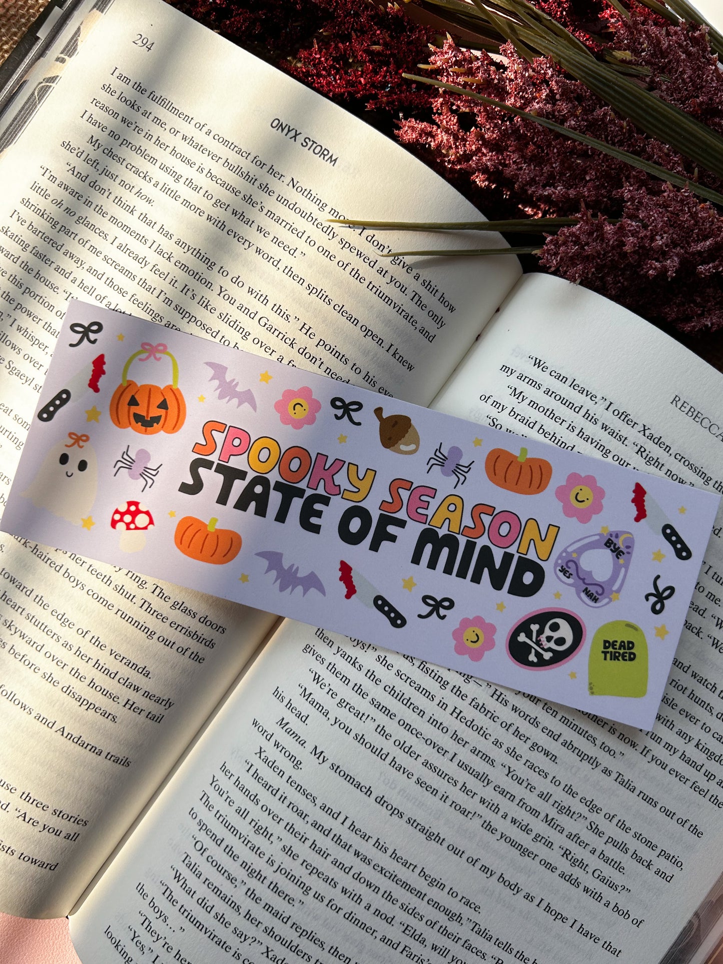 Spooky State Of Mind Traditional Bookmark