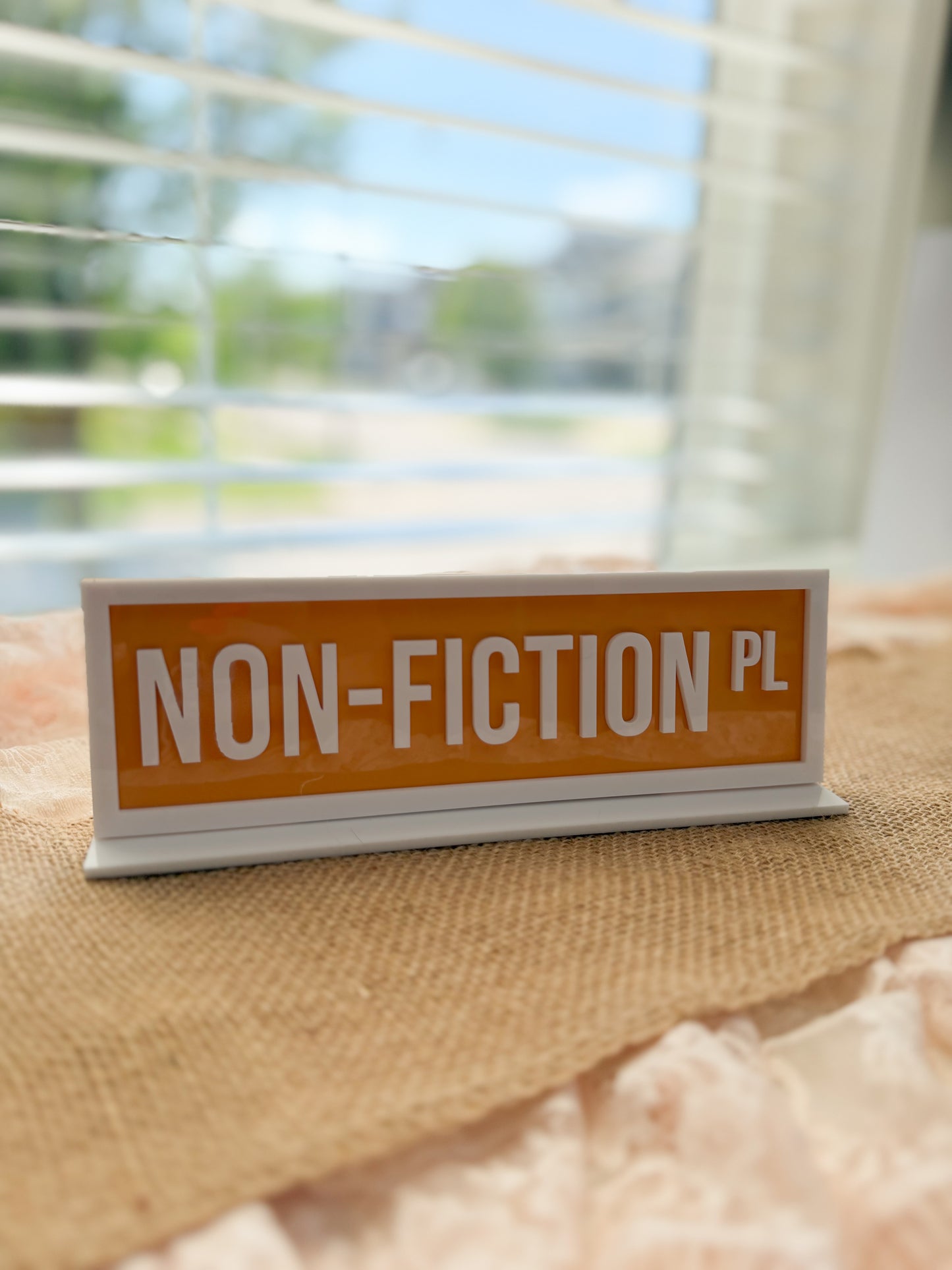 Non-Fiction Pl Street Sign