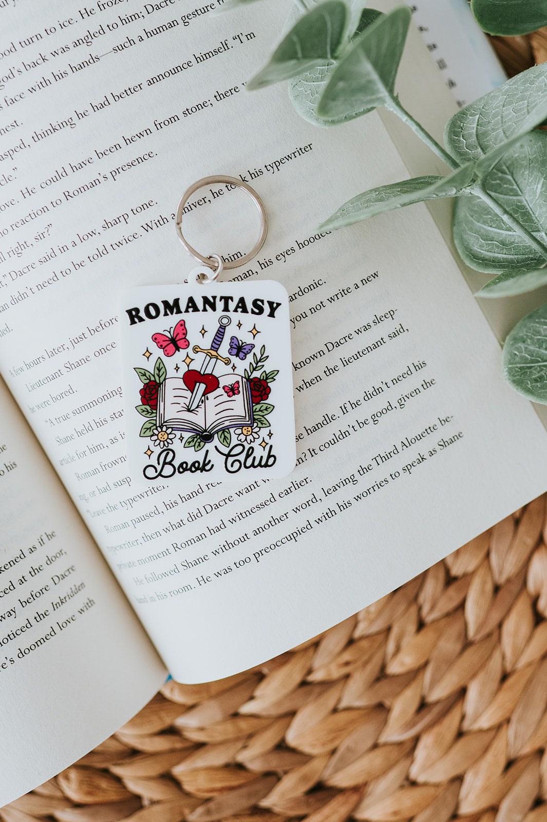 Romantasy Book Club Keychain image 0