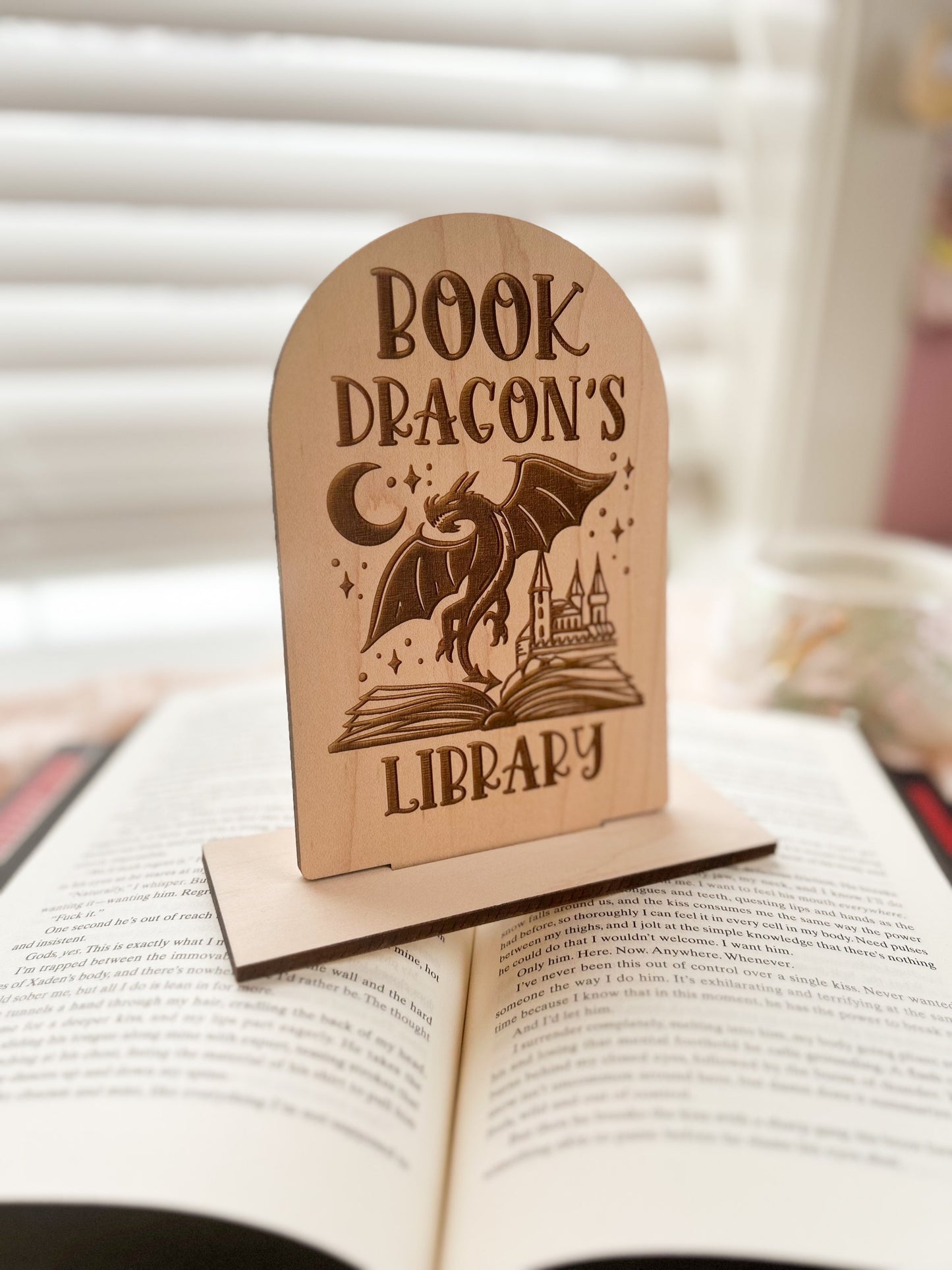 Book Dragon’s Library Shelf Sitter w/ Stand image 0