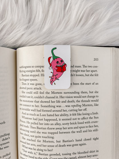 Festive Chili Pepper Magnetic Bookmark image 0
