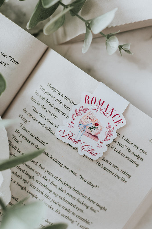 Romance Reader Book Club Magnetic Bookmark image 0