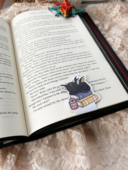 Book Dragon Magnetic Bookmark image 0