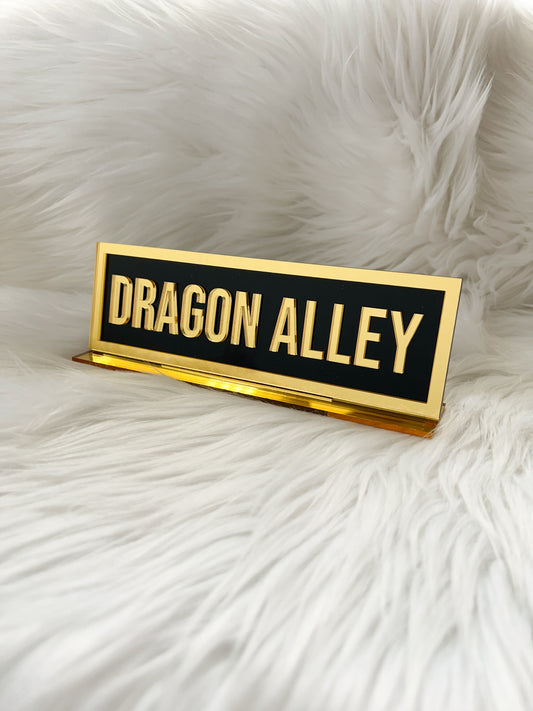 Dragon Alley Street Sign image 0