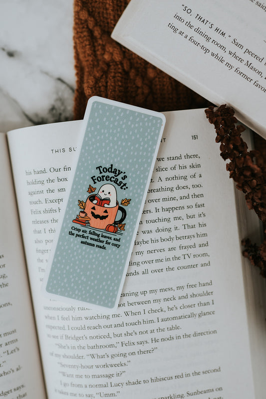 Cozy Reading Ghost Bookmark image 0