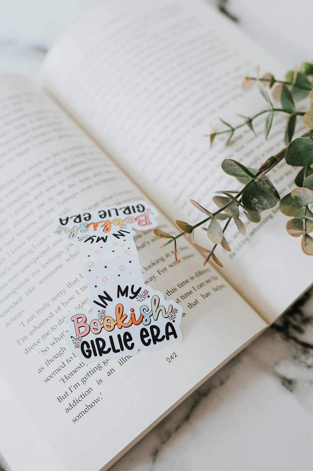Bookish Girlie Era Magnetic Bookmark image 1