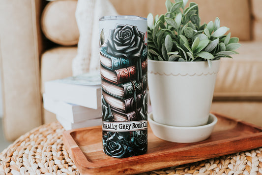 Morally Grey Book Club 20oz Tumbler image 0