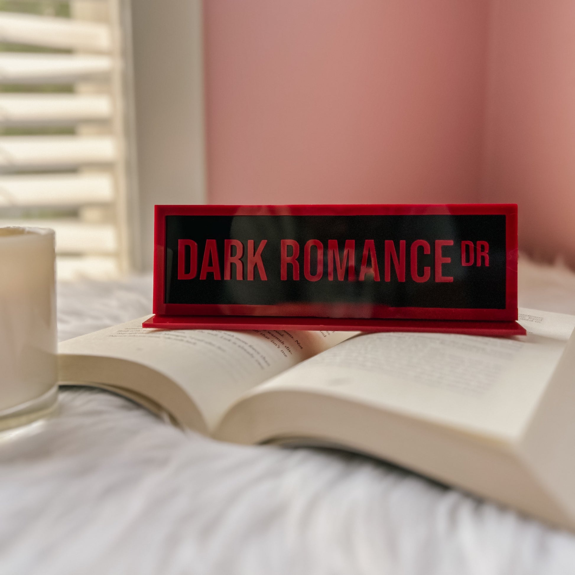 Dark Romance Dr Shelf Sign image 1