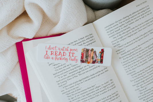 I Read It ... Acrylic Bookmark image 0