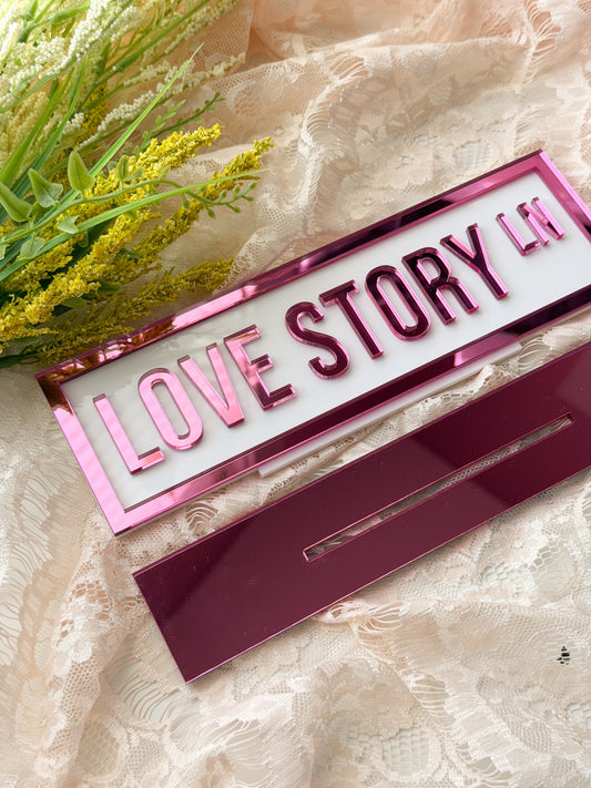 Love Story Ln Street Sign
