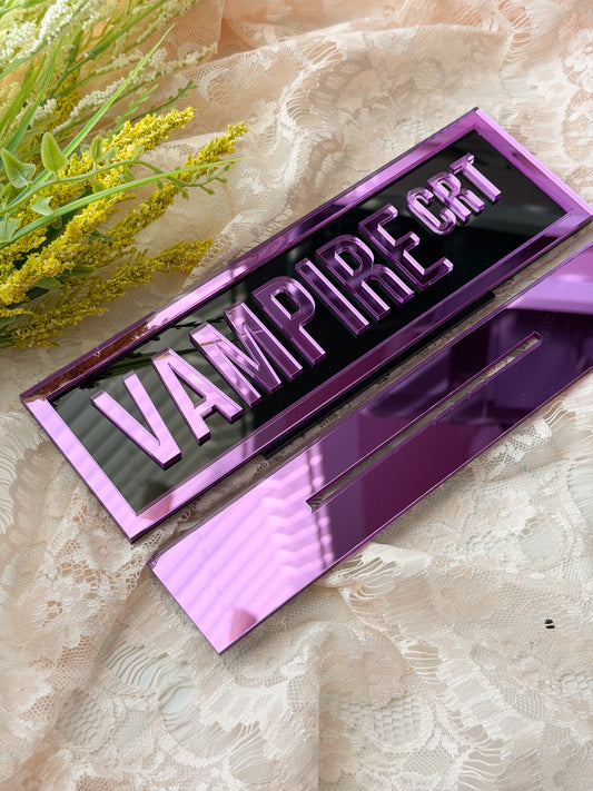 Vampire Crt Street Sign