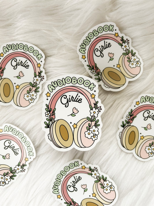 Audiobook Girlie Sticker