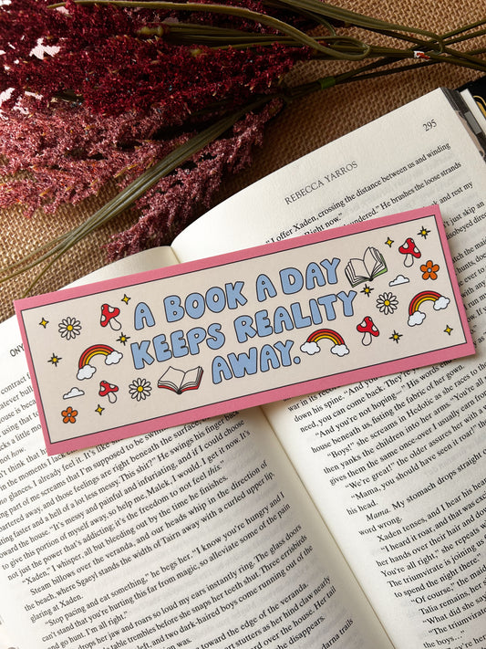 A Book A Day Traditional Bookmark