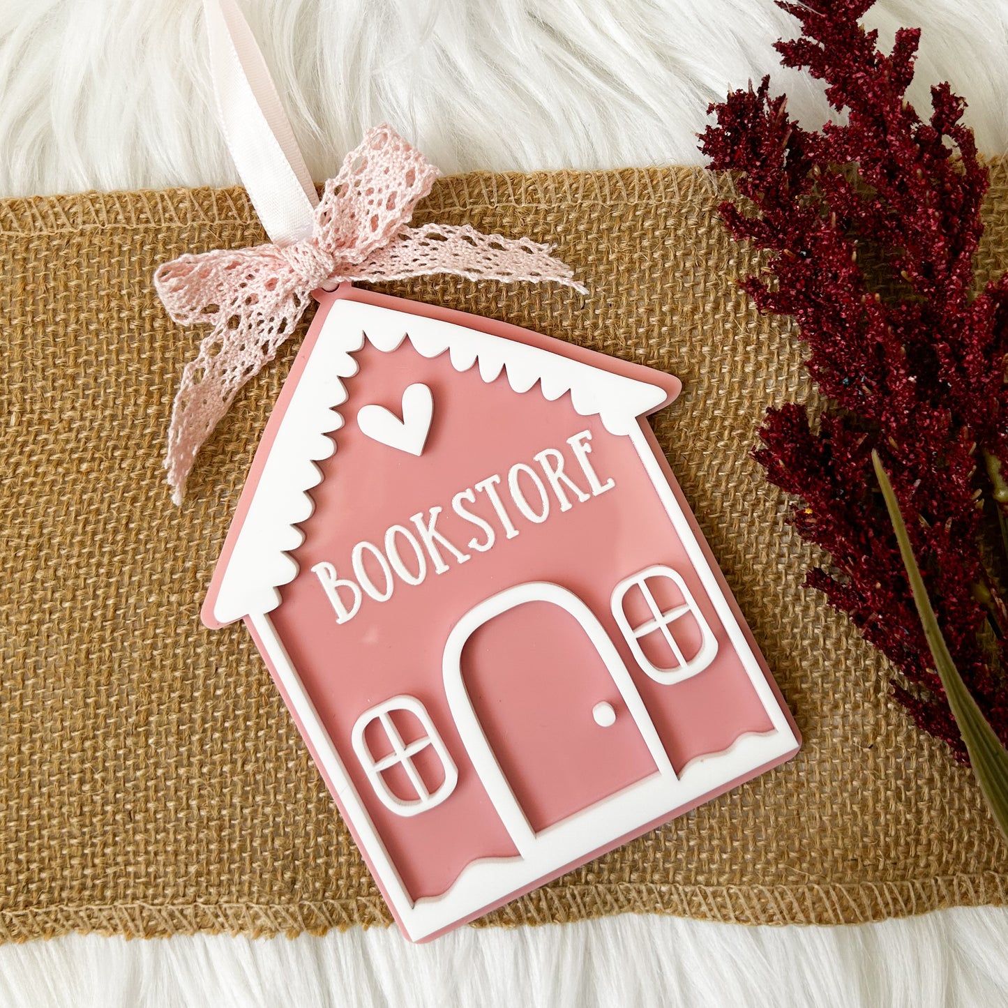 Bookstore/Library Acrylic Ornament