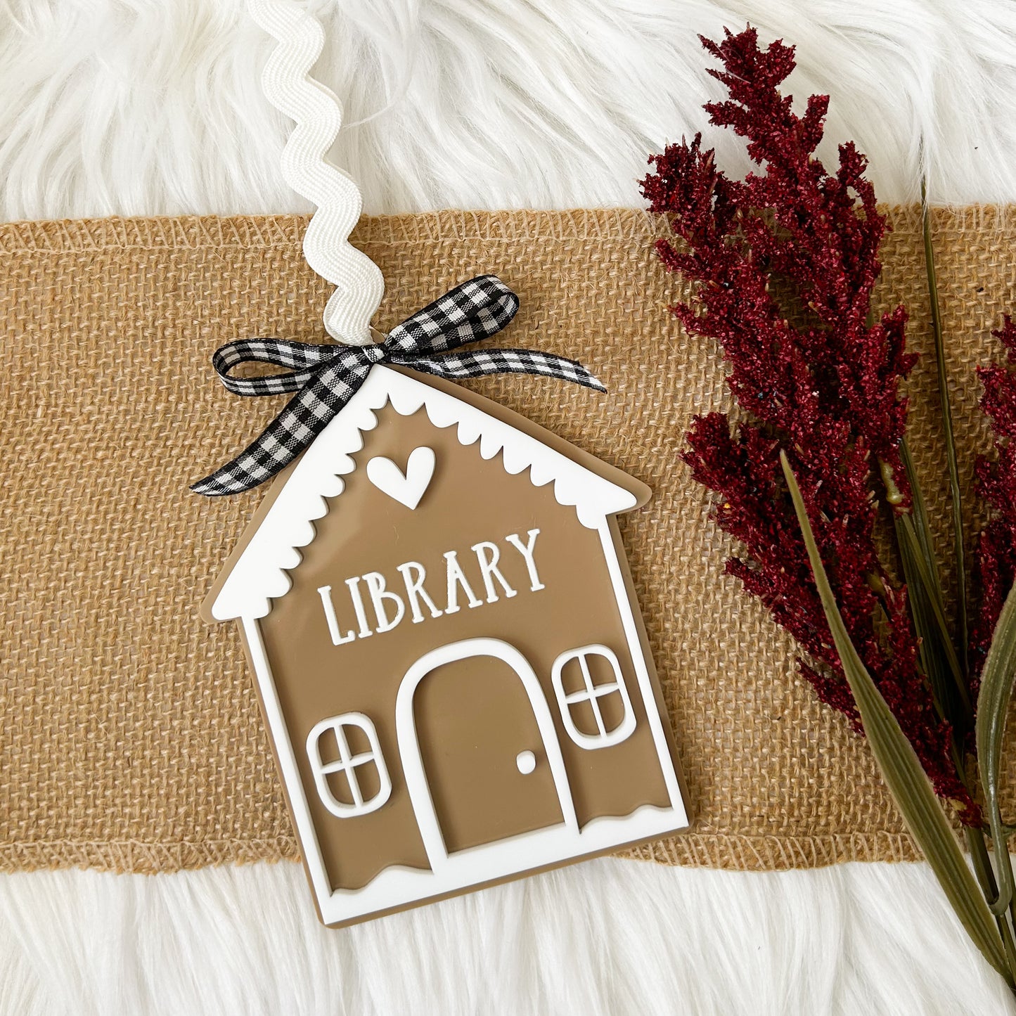 Bookstore/Library Acrylic Ornament