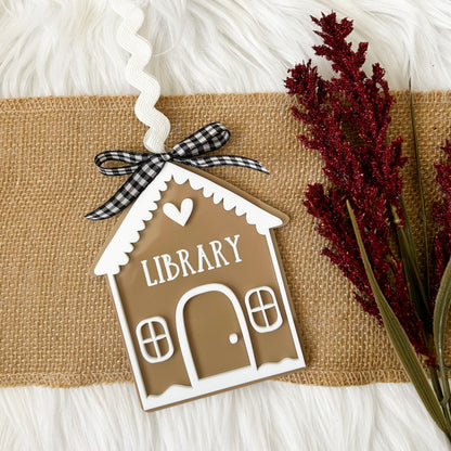 Bookstore/Library Acrylic Ornament