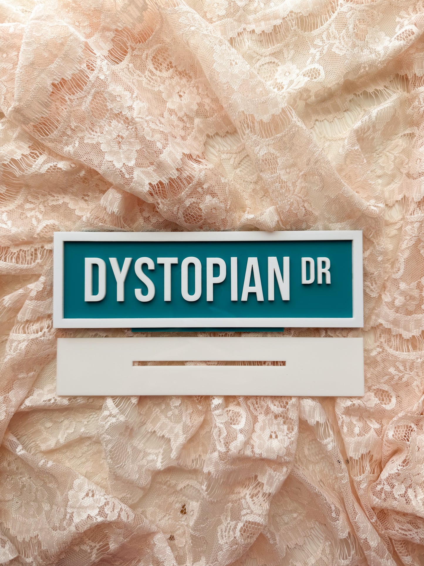 Dystopian Dr Street Sign