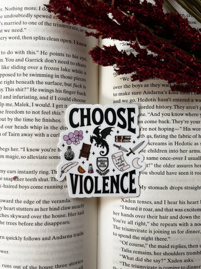 Choose Violence Sticker