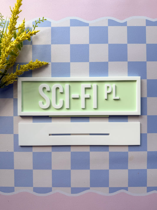 Sci-Fi Pl Street Sign