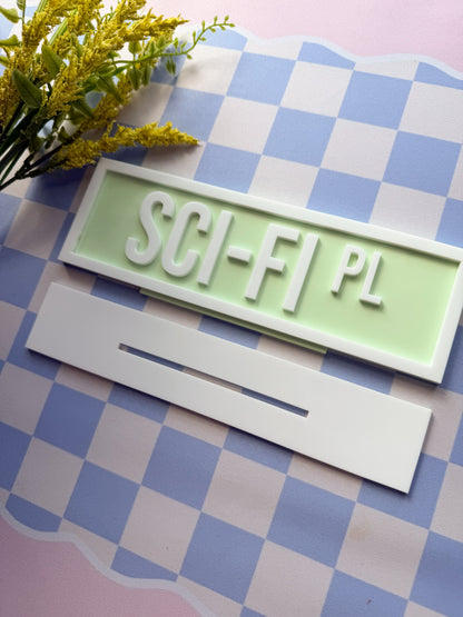 Sci-Fi Pl Street Sign