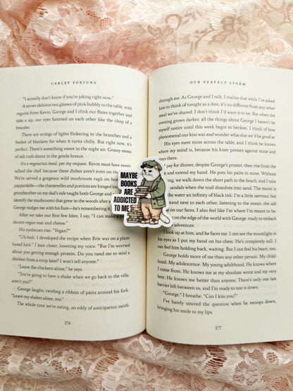 Bookish Cat Sticker