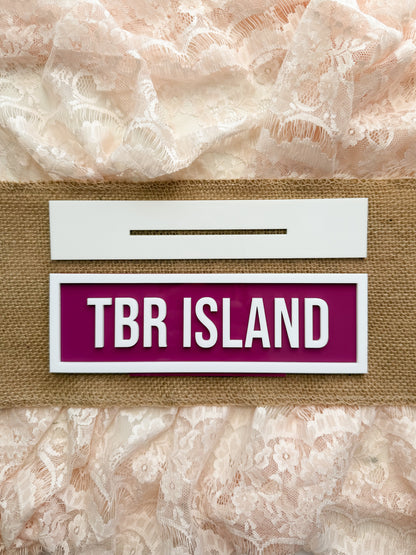 TBR Island Street Sign