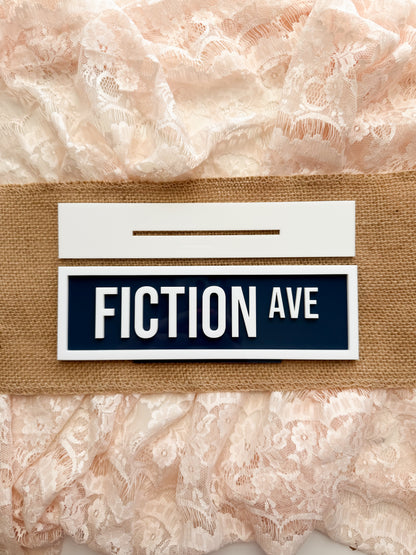 Fiction Ave Street Sign