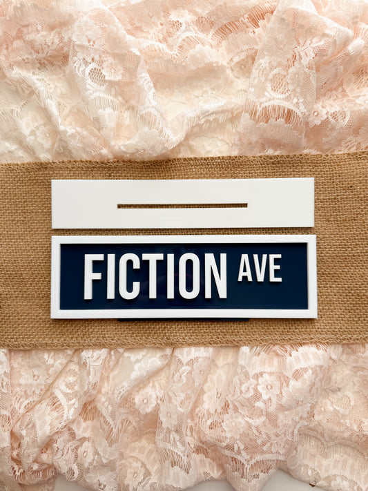 Fiction Ave Street Sign