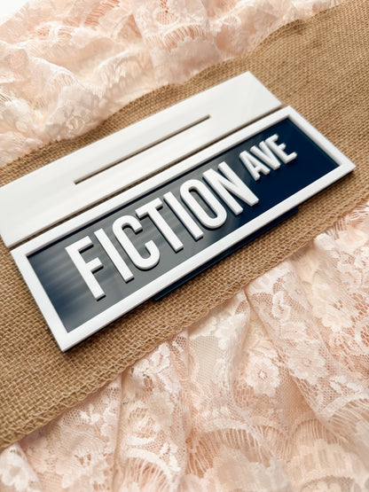 Fiction Ave Street Sign
