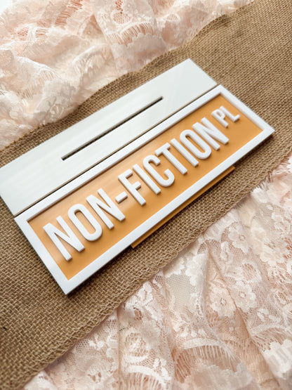 Non-Fiction Pl Street Sign