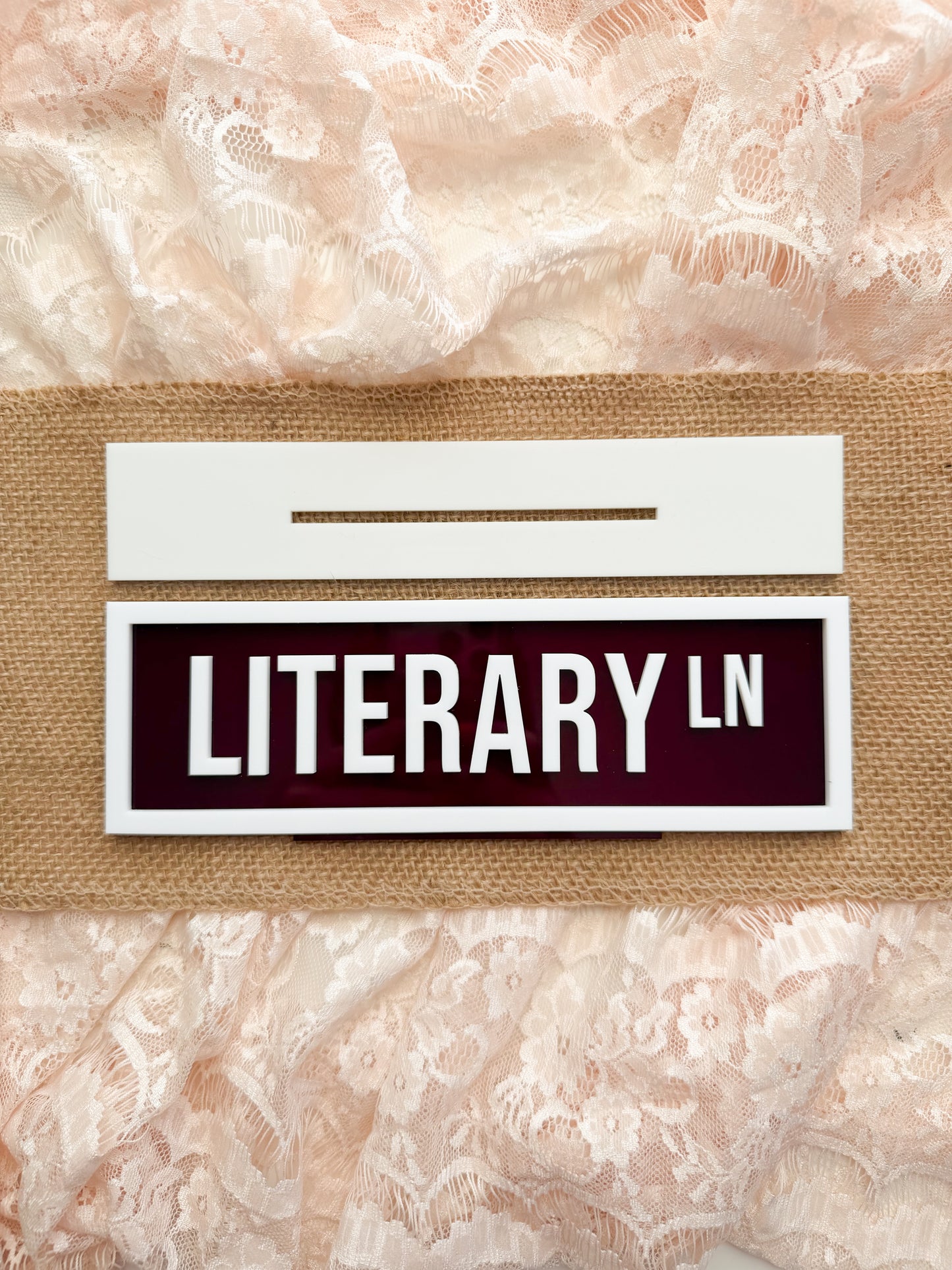 Literary Ln Street Sign