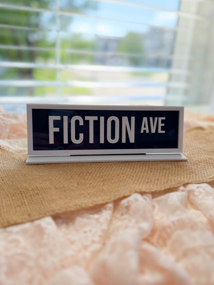 Fiction Ave Street Sign