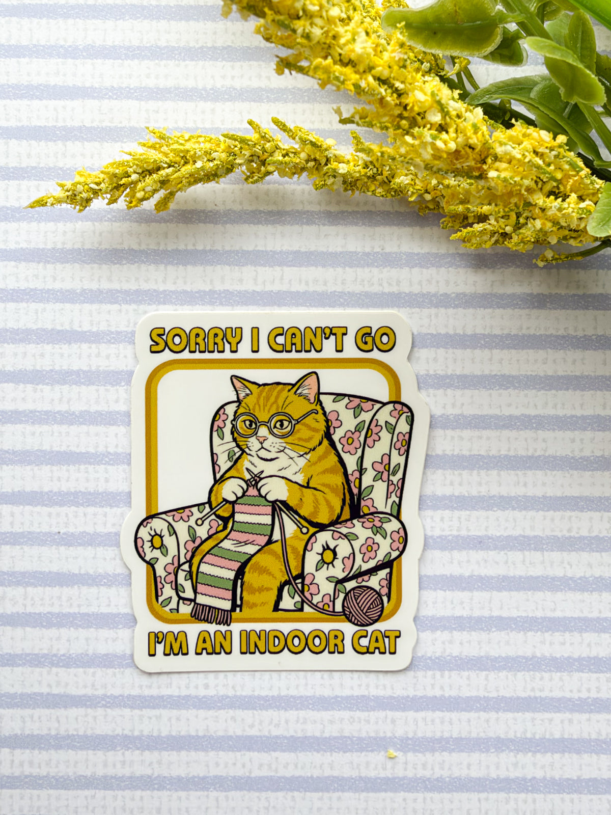 I'm An Indoor Cat Sticker