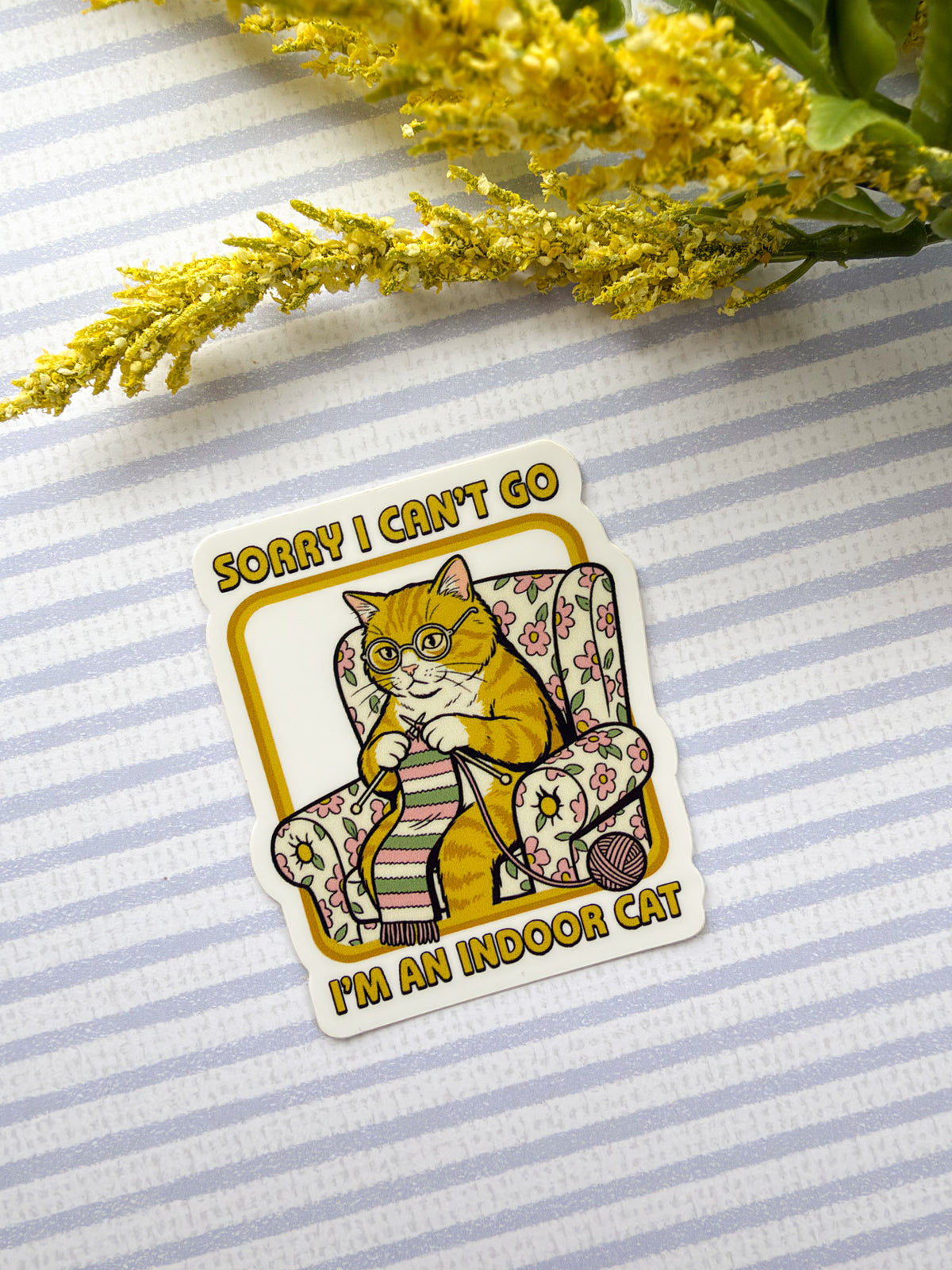 I'm An Indoor Cat Sticker