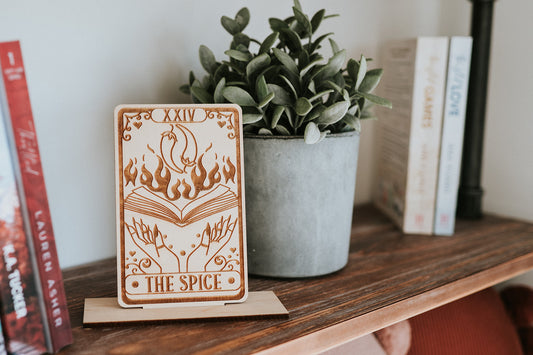 The Spice Tarot Card Shelf Sitter w/ Stand image 0