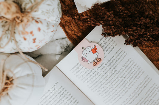 Basic Fall Ghost Magnetic Bookmark image 0