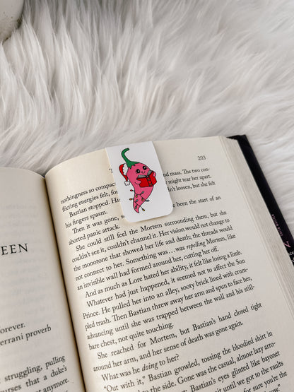 Festive Chili Pepper Magnetic Bookmark image 1