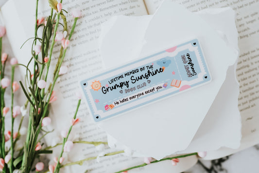 Grumpy Sunshine Book Club Bookmark image 0