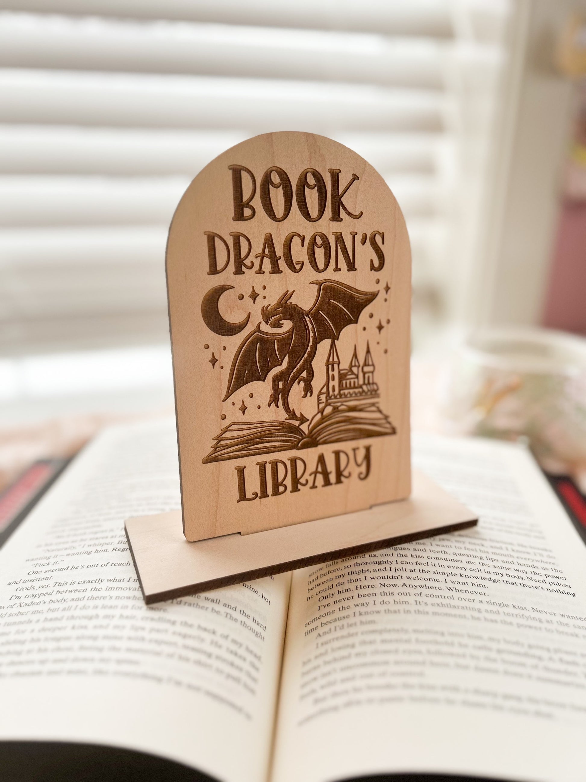Book Dragon’s Library Shelf Sitter w/ Stand image 0