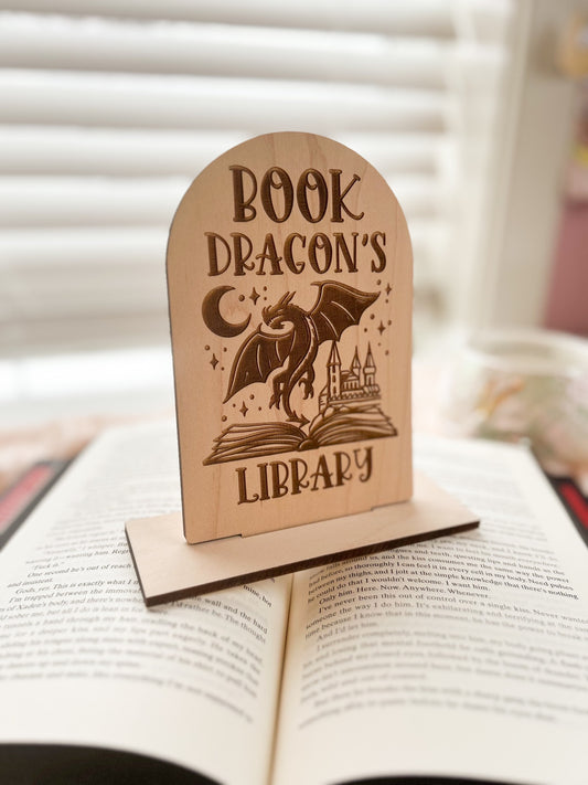 Book Dragon’s Library Shelf Sitter w/ Stand image 0